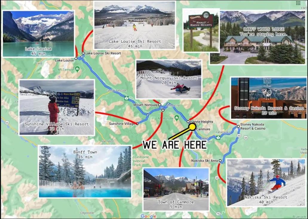 Mountainview -Privatechalet Sleep7- 5Min To Dt Vacation Home Canmore Luaran gambar